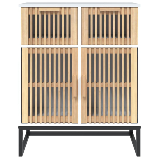 Delicia Wooden Sideboard With 2 Doors In White