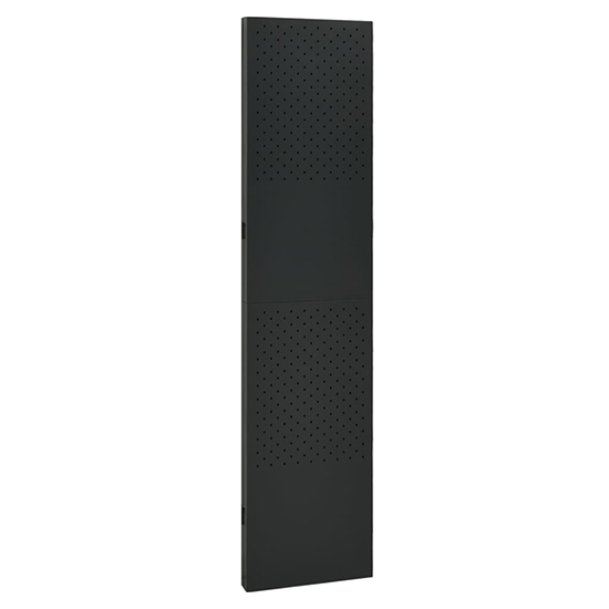 Deliz Steel 3 Panels 120cm x 180cm Room Divider In Black