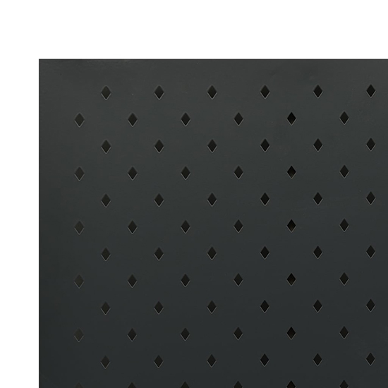 Deliz Steel 3 Panels 120cm x 180cm Room Divider In Black