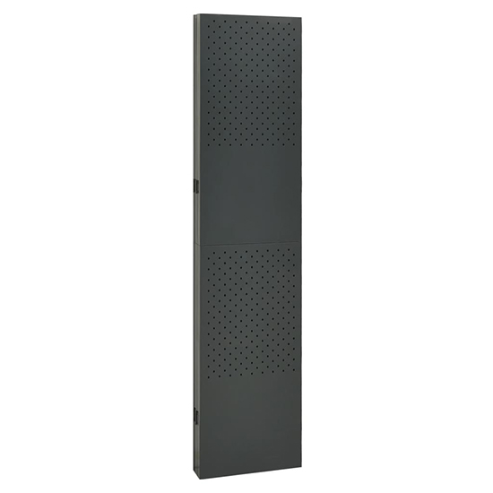 Deliz Steel 5 Panels 200cm x 180cm Room Divider In Anthracite