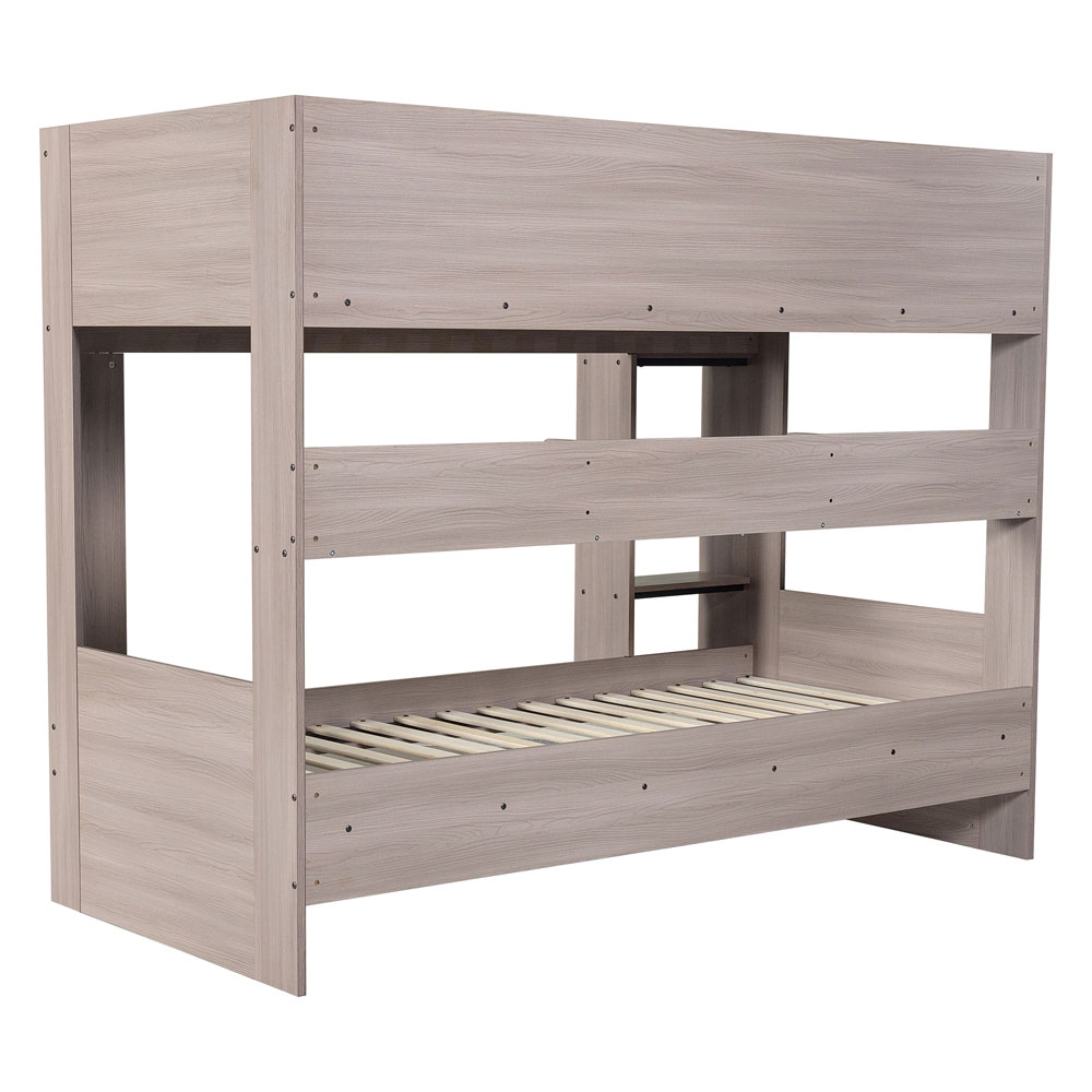 Delmor Wooden Children Bunk Bed in Ash Grey