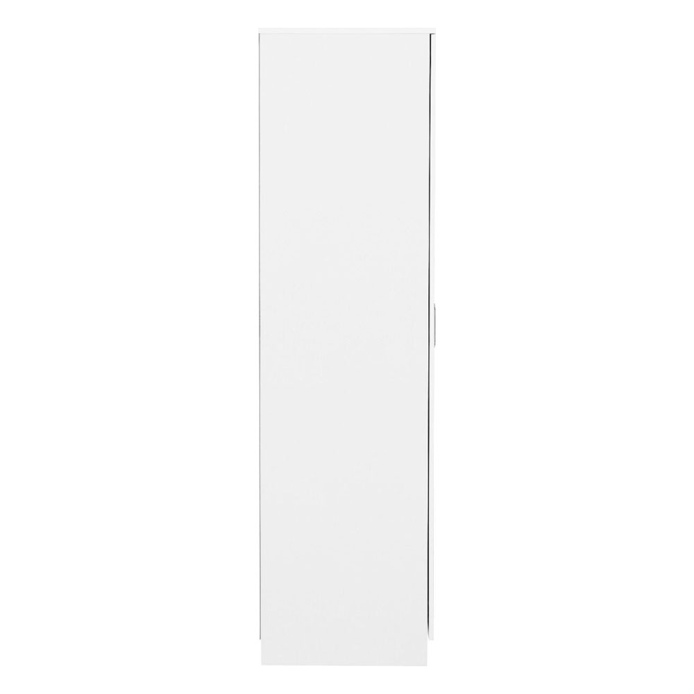 Delrion Wooden Wardrobe with 2 Doors in White