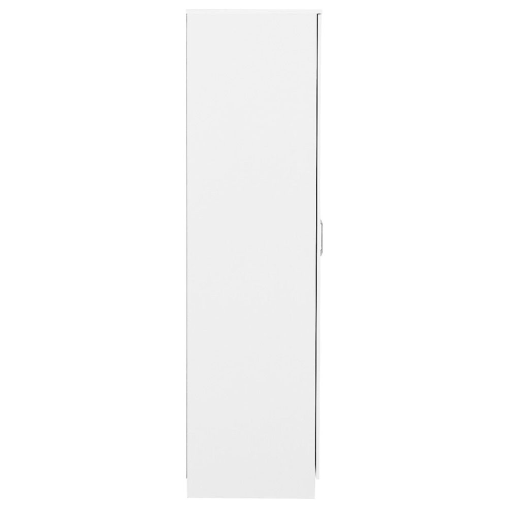 Delrion Wooden Bedroom Furniture Set with 3 Doors 10 Drawers in White