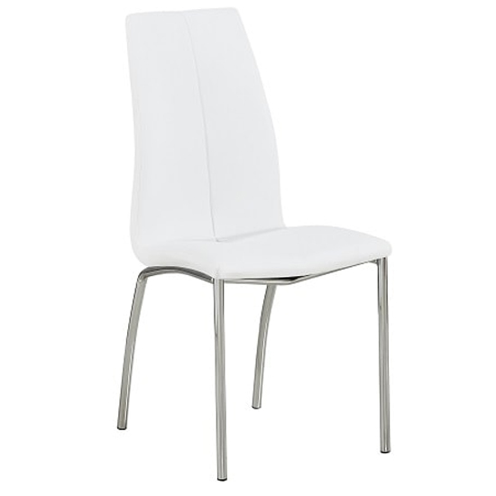 Deltino Diva Marble Effect Dining Table 4 Opal White Chairs_3