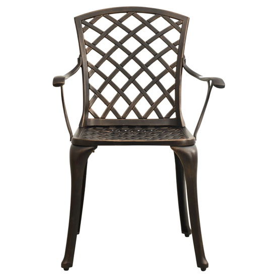 Denver Cast Aluminium 3 Piece Bistro Set In Bronze