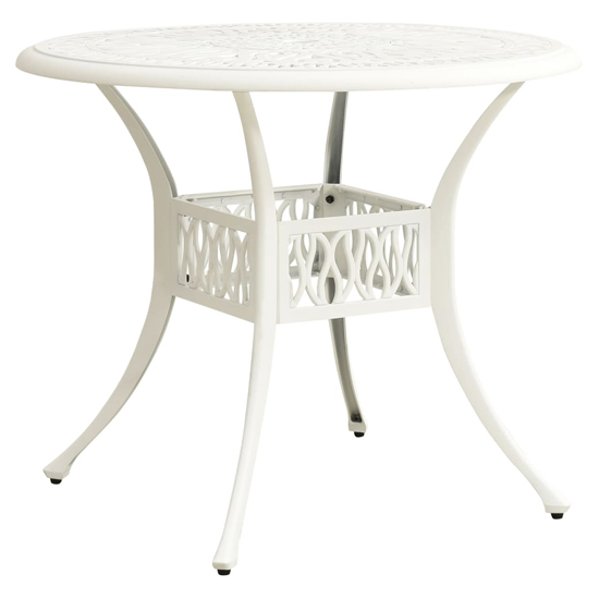 Denver Cast Aluminium 5 Piece Bistro Set In White