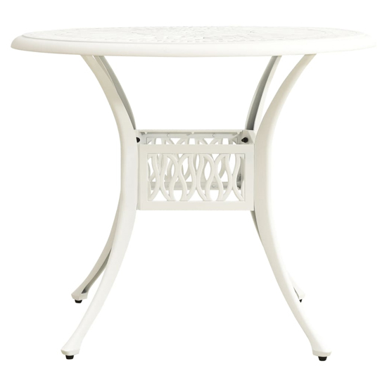 Denver Cast Aluminium 5 Piece Bistro Set In White