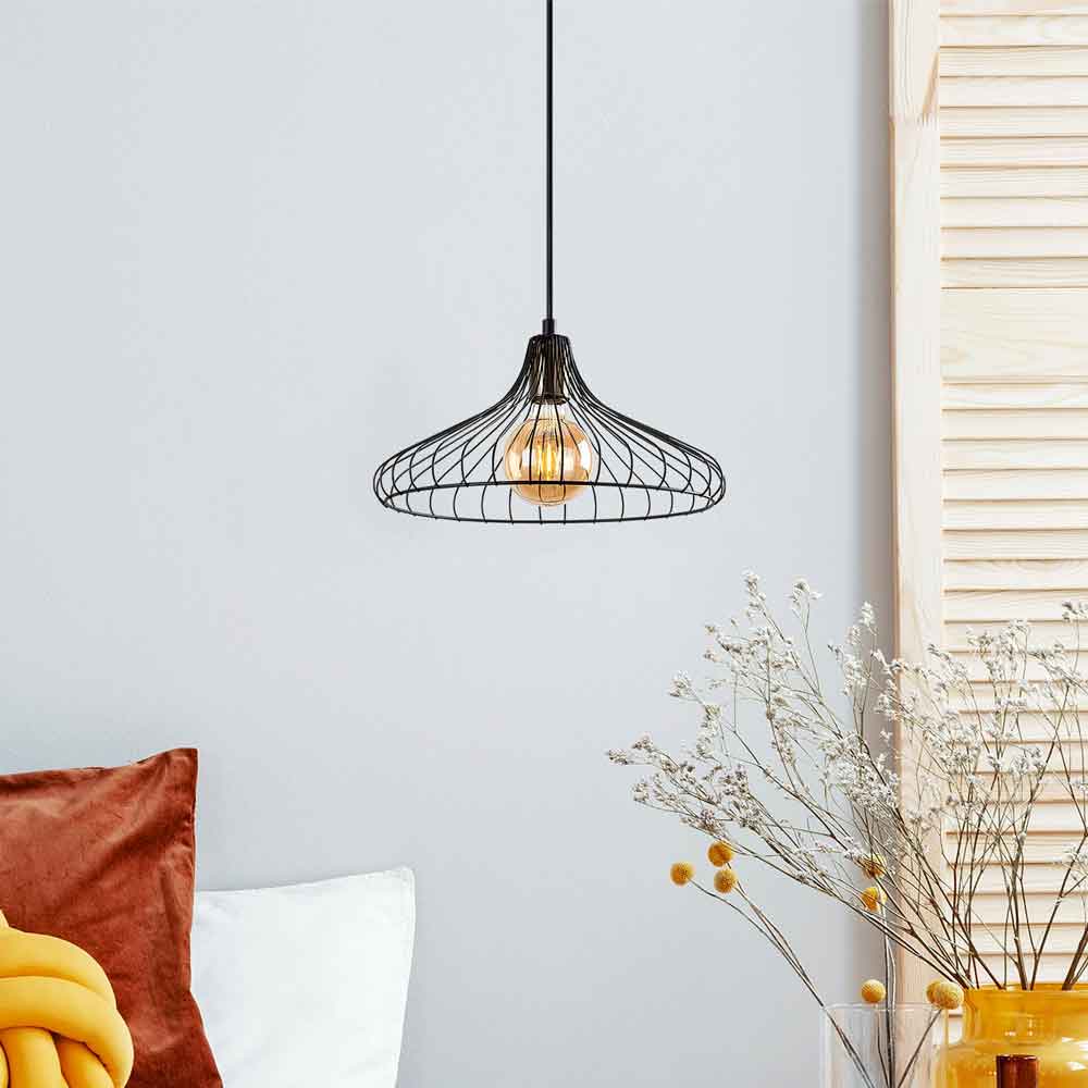 Depay Metal Ceiling Pendant Light in Black