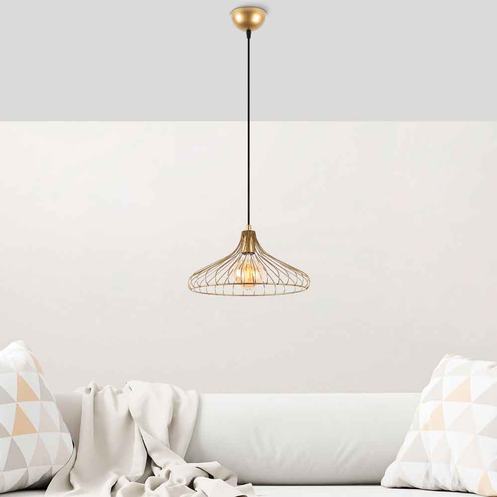 Depay Metal Ceiling Pendant Light in Gold
