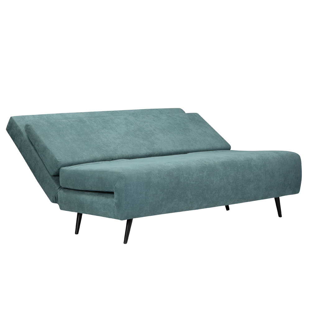 Derano Fabric Sofa Bed in Petrol Blue
