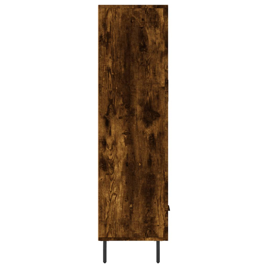 Derby Display Cabinet With 2 Doors 1 Drawer In Smoked Oak
