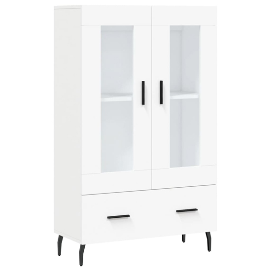 Derby Display Cabinet With 2 Doors 1 Drawer In White