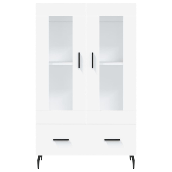 Derby Display Cabinet With 2 Doors 1 Drawer In White
