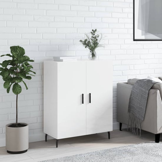 Product photograph of Derby High Gloss Sideboard With 2 Doors In White from Furniture in Fashion
