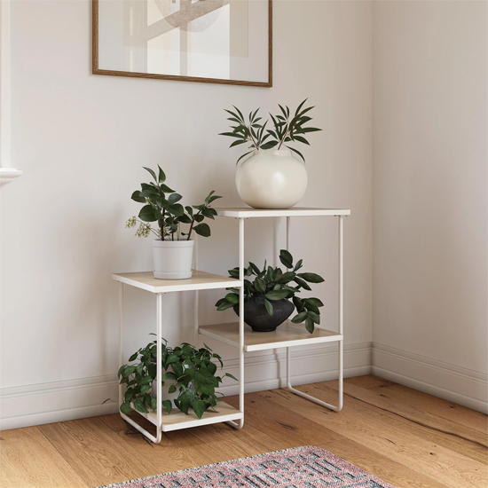 Derby Wooden Plant Stand In Natural