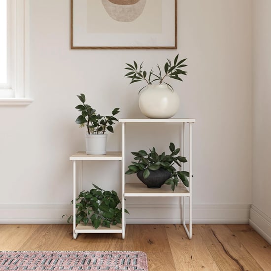 Derby Wooden Plant Stand In Natural