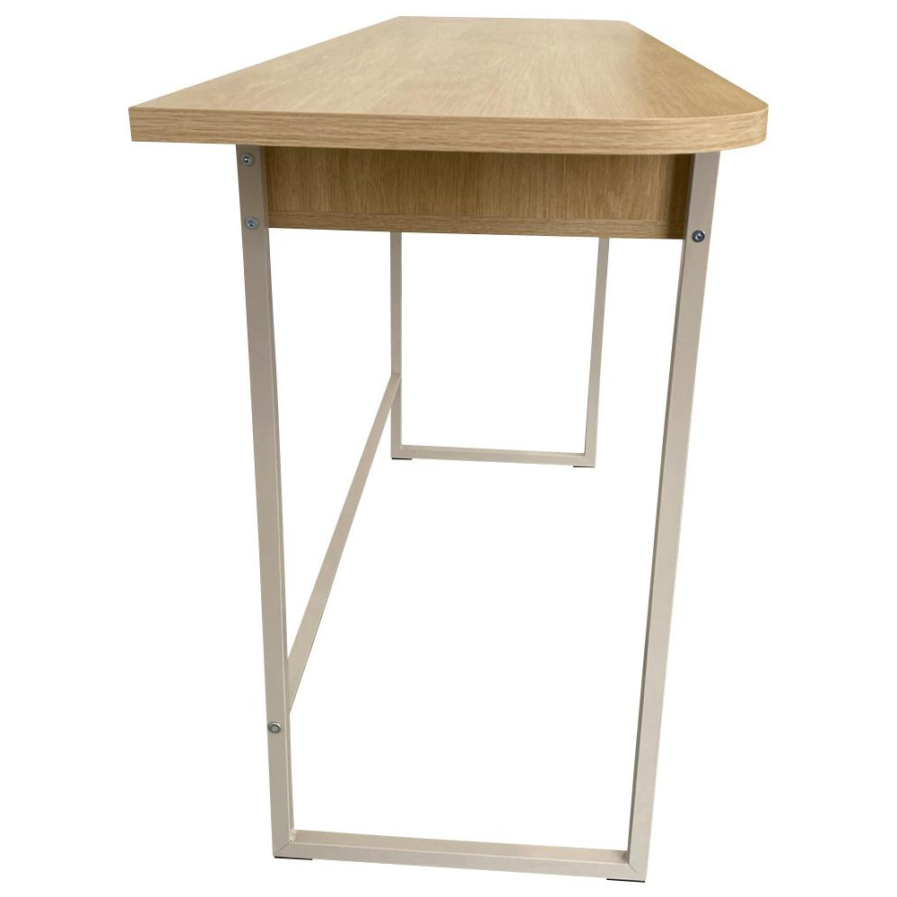 Deridder Wooden Rectangular Console Table In Oak