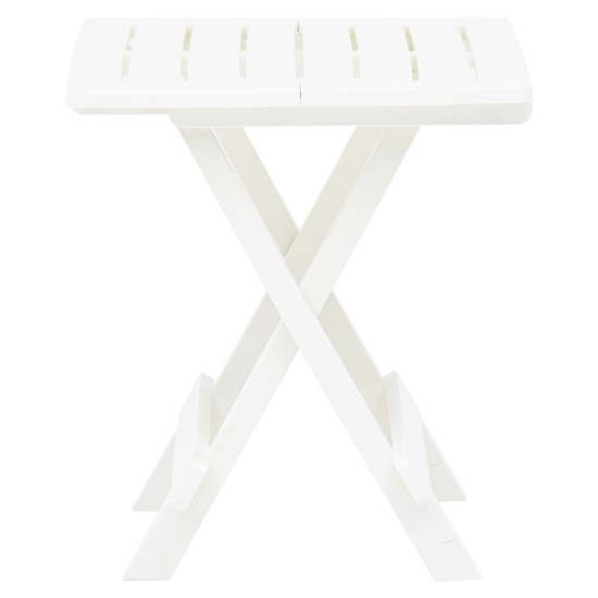 Derik Outdoor Folding Plastic Dining Table In White_2