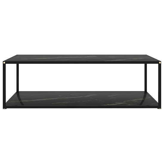 Dermot Large Glass Coffee Table In Black Marble Effect_2
