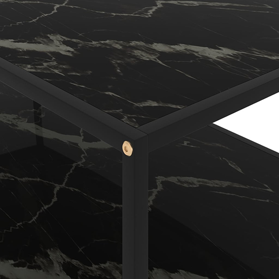 Dermot Large Glass Coffee Table In Black Marble Effect_4