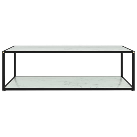 Dermot Large Glass Coffee Table In White Marble Effect_2