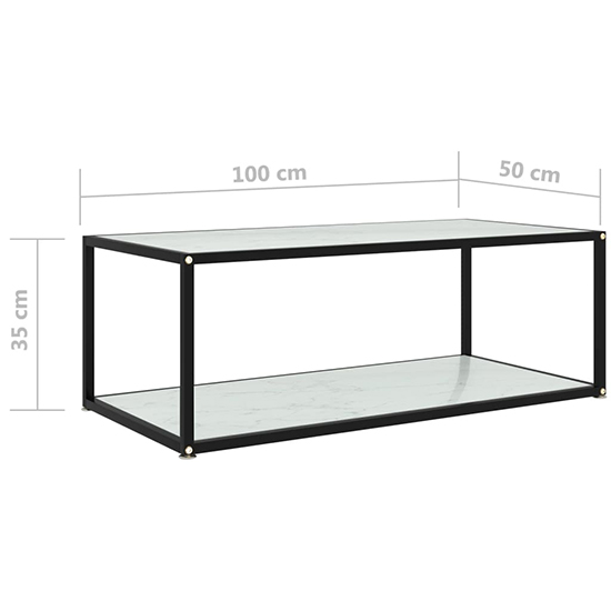Dermot Medium Glass Coffee Table In White Marble Effect_5
