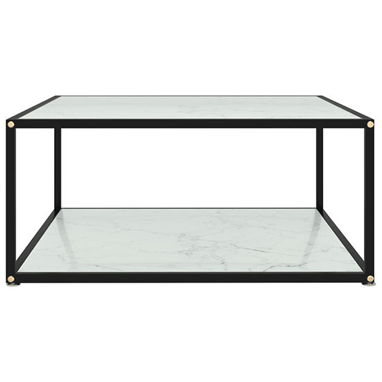 Dermot Small Glass Coffee Table In White Marble Effect_2