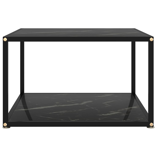 Dermot Square Glass Coffee Table In Black Marble Effect_2