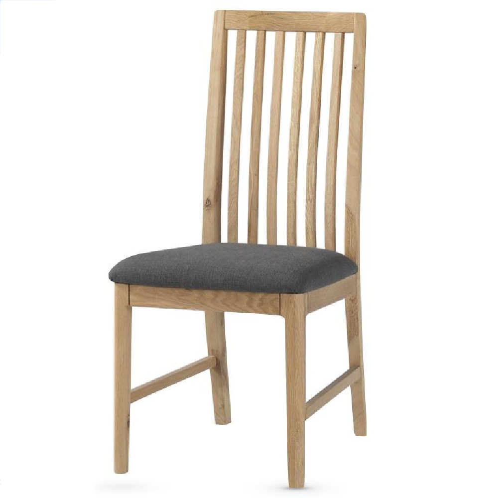Derry Wooden Dining Table With 4 Chairs In Oak
