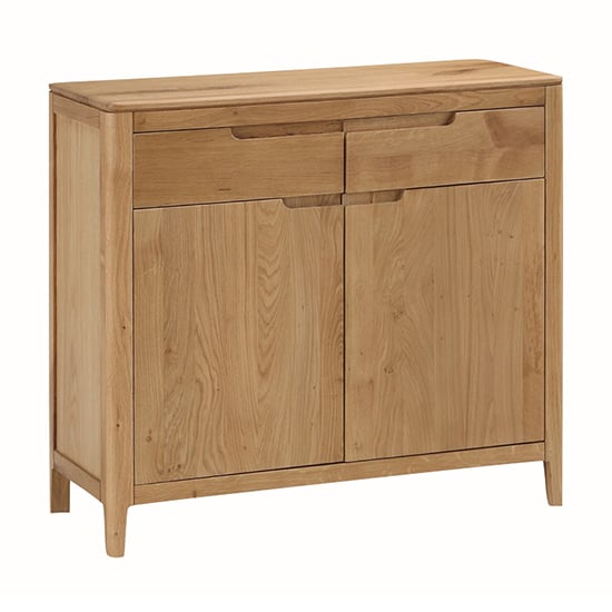 Read more about Derry wooden sideboard with 2 doors 2 drawers in oak