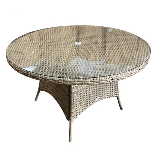 Derya Glass Top 135cm Dining Table With 6 High Back Chairs_2