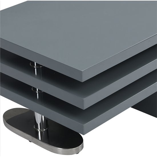Design Rotating High Gloss Coffee Table With 3 Tops In Grey_12