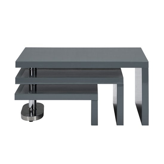 Design Rotating High Gloss Coffee Table With 3 Tops In Grey_6
