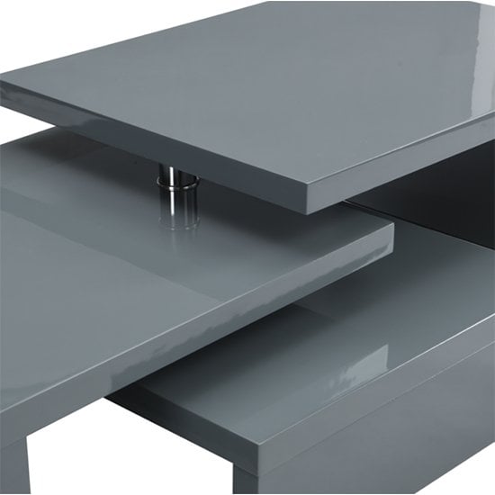 Design Rotating High Gloss Coffee Table With 3 Tops In Grey_9