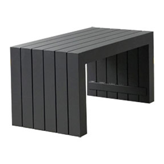 Read more about Dunstar outdoor heavy weight aluminium coffee table in charcoal