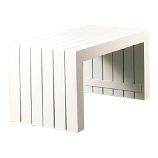 Dunstar Outdoor Heavy Weight Aluminium Coffee Table In White_1