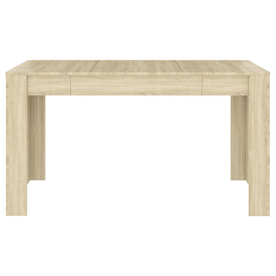 Desirus Rectangular Wooden Dining Table In Sonoma Oak