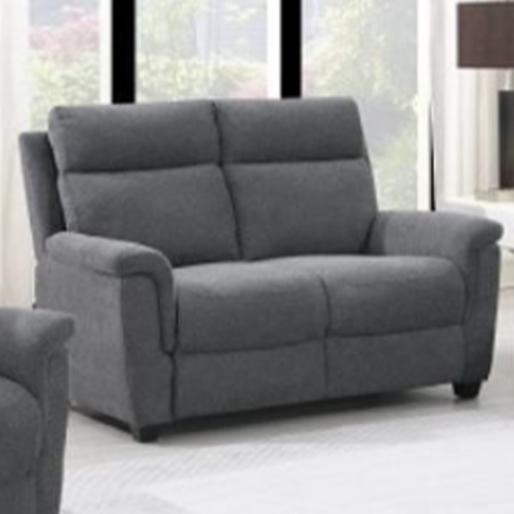 dessel fabric electric recliner 2 seater sofa in grey-image-96886