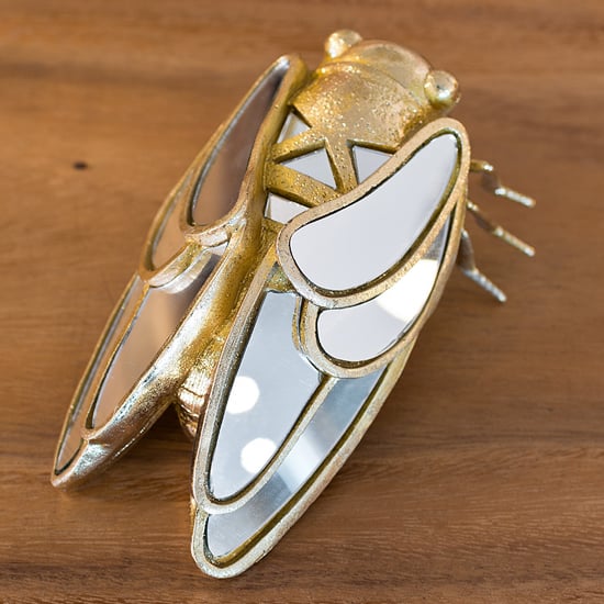 Product photograph of Destin Cicada Bug Ornament In Gold from Furniture in Fashion