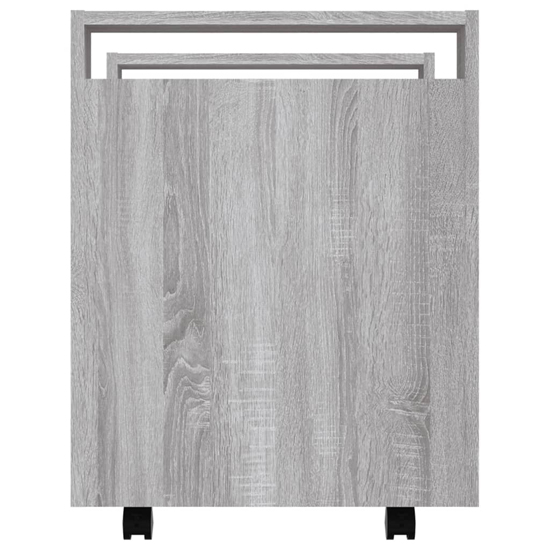 Destin Wooden Office Pedestal Trolley In Grey Sonoma Oak_5