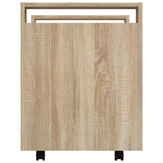 Destin Wooden Office Pedestal Trolley In Sonoma Oak_5
