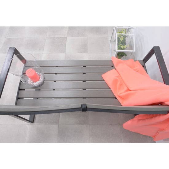 Detrake Garden Seating Bench In Carbon Black_5
