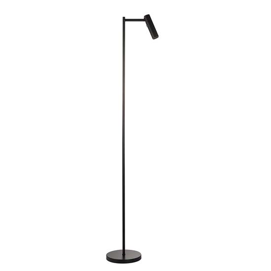 Detroit Reader Task Floor Lamp In Black