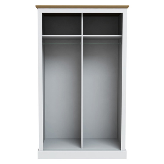 Devan Wooden Sliding Wardrobe With 2 Doors In White_2