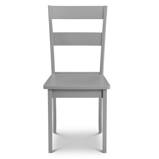 Kalare Wooden Dining Chair In Grey Lacquer Finish_2