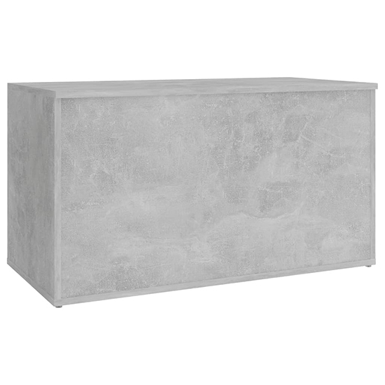 Devaun Wooden Storage Blanket Box In Concrete Effect