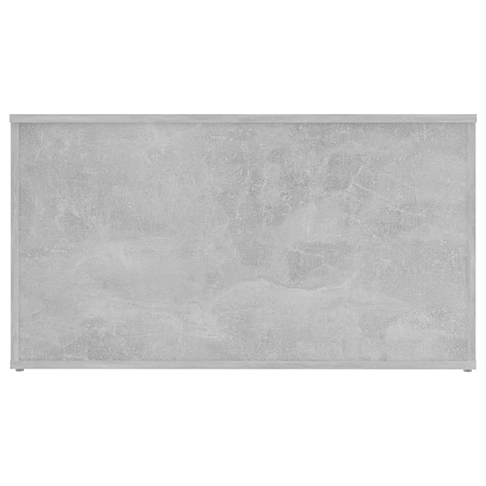 Devaun Wooden Storage Blanket Box In Concrete Effect