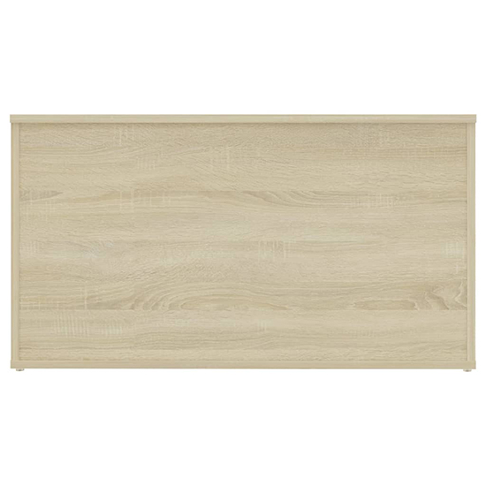 Devaun Wooden Storage Blanket Box In Sonoma Oak