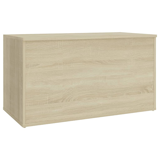Devaun Wooden Storage Blanket Box In Sonoma Oak