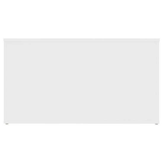 Devaun Wooden Storage Blanket Box In White